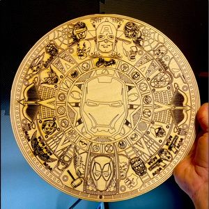 Marvel laser engraved calendar🤩